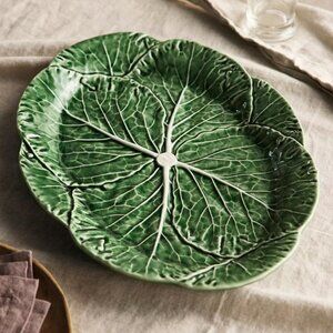 Cabbage Oval Ceramic Serving Platter by Terrain